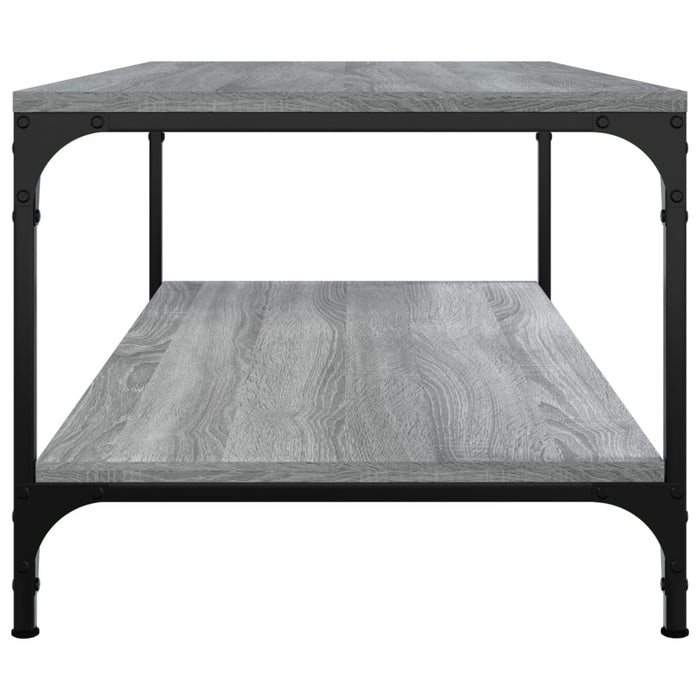 Coffee Table Grey Sonoma 100X50X40 Cm Engineered Wood Noktlp