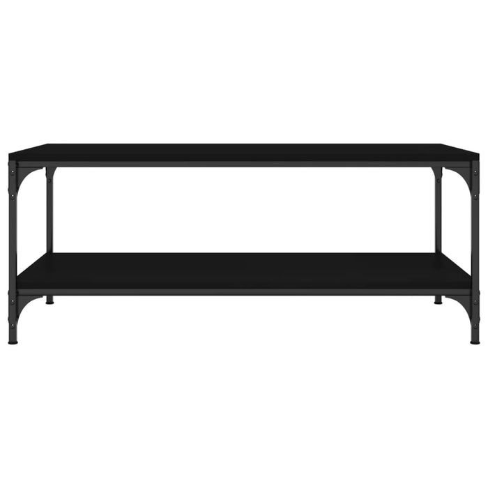 Coffee Table Black 80X50X40 Cm Engineered Wood Noktli