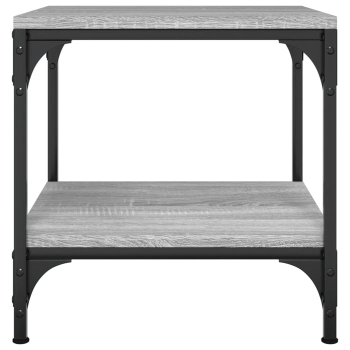 Coffee Table Grey Sonoma 50X50X40 Cm Engineered Wood Noktip
