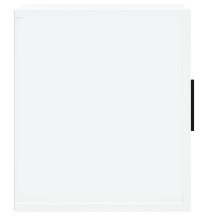 Tv Cabinet Glossy Look White 100X35X40 Cm Engineered Wood Nolnbx