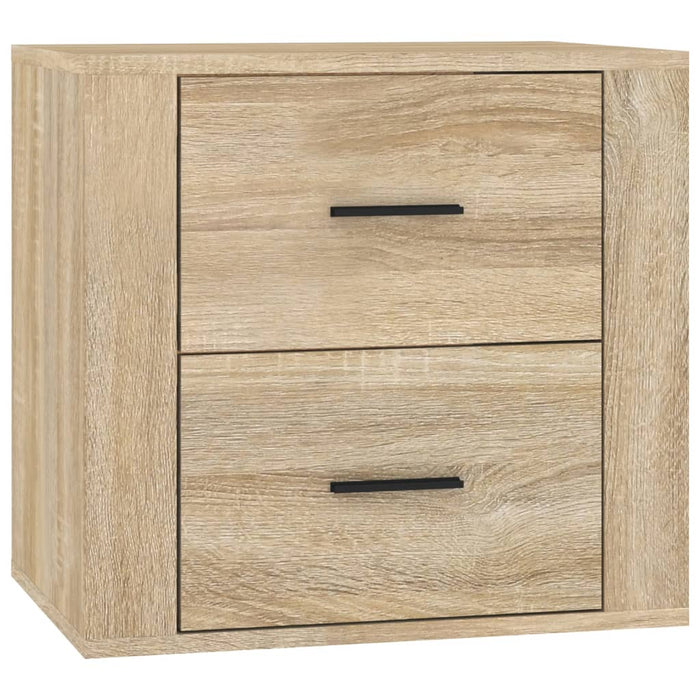 Wall-Mounted Bedside Cabinet Sonoma Oak 50X36X47 Cm Nolnpk