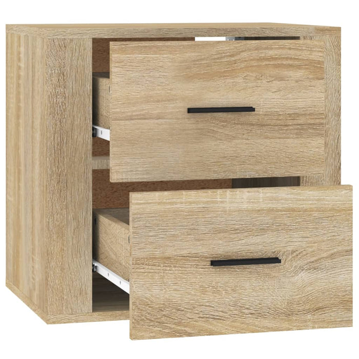 Wall-Mounted Bedside Cabinet Sonoma Oak 50X36X47 Cm Nolnpk