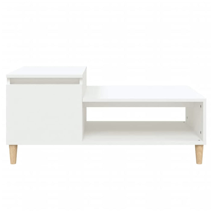 Coffee Table White 100X50X45 Cm Engineered Wood Nxooxa