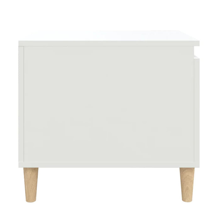 Coffee Table White 100X50X45 Cm Engineered Wood Nxooxa