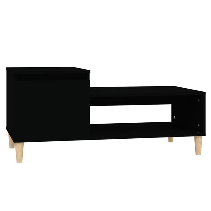 Coffee Table Black 100X50X45 Cm Engineered Wood Nxooxp