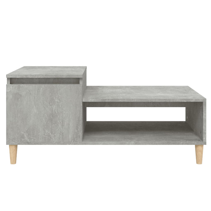 Coffee Table Concrete Grey 100X50X45 Cm Engineered Wood Nxooxn