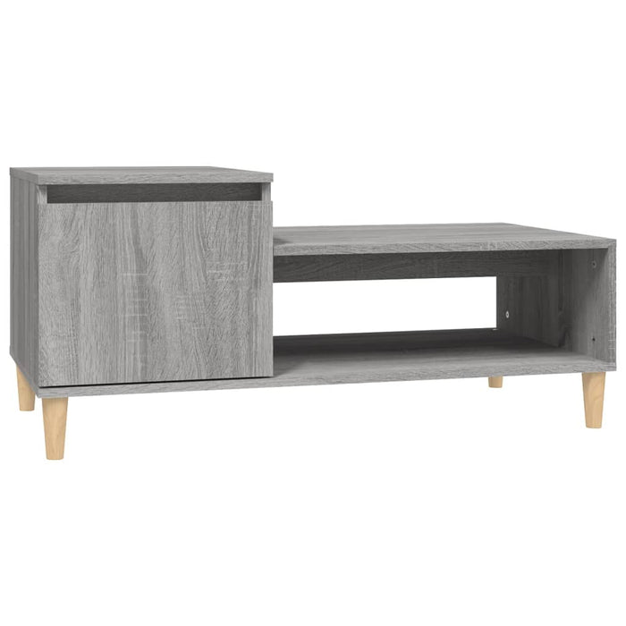 Coffee Table Grey Sonoma 100X50X45 Cm Engineered Wood Nxootb