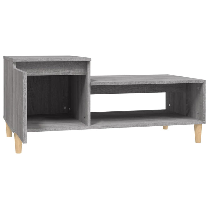 Coffee Table Grey Sonoma 100X50X45 Cm Engineered Wood Nxootb