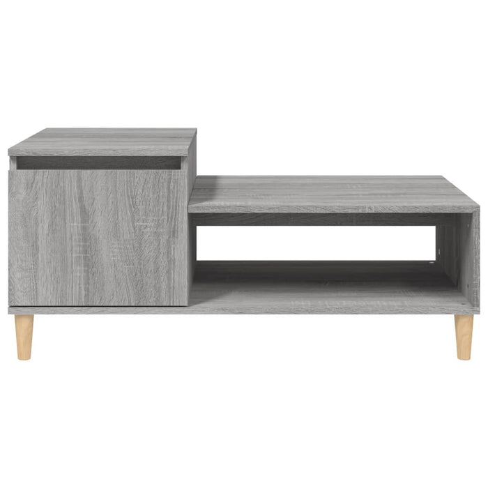 Coffee Table Grey Sonoma 100X50X45 Cm Engineered Wood Nxootb