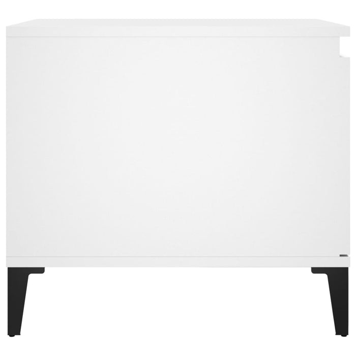 Coffee Table White 100X50X45 Cm Engineered Wood Nxootx