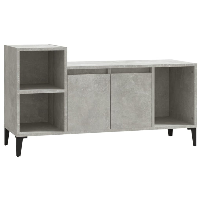 Tv Cabinet Concrete Grey 100X35X55 Cm Engineered Wood Nxoona