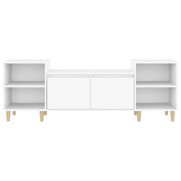 Tv Cabinet White 160X35X55 Cm Engineered Wood Nxoonn