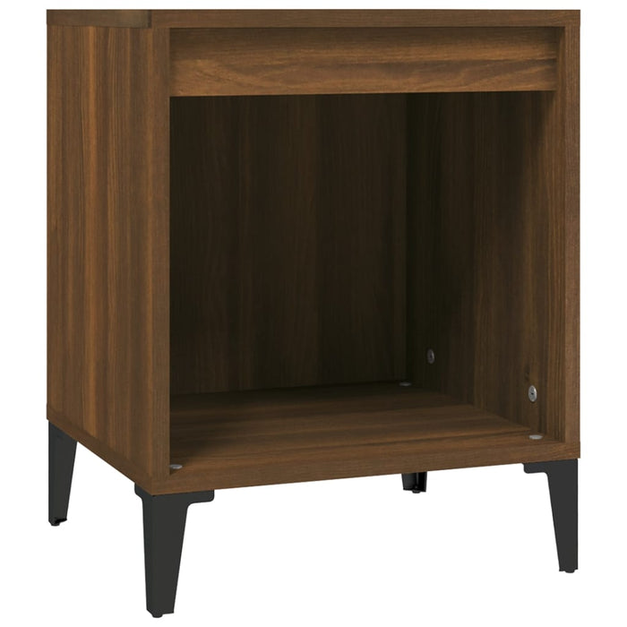 Bedside Cabinet Brown Oak 40X35X50 Cm Nxonnn