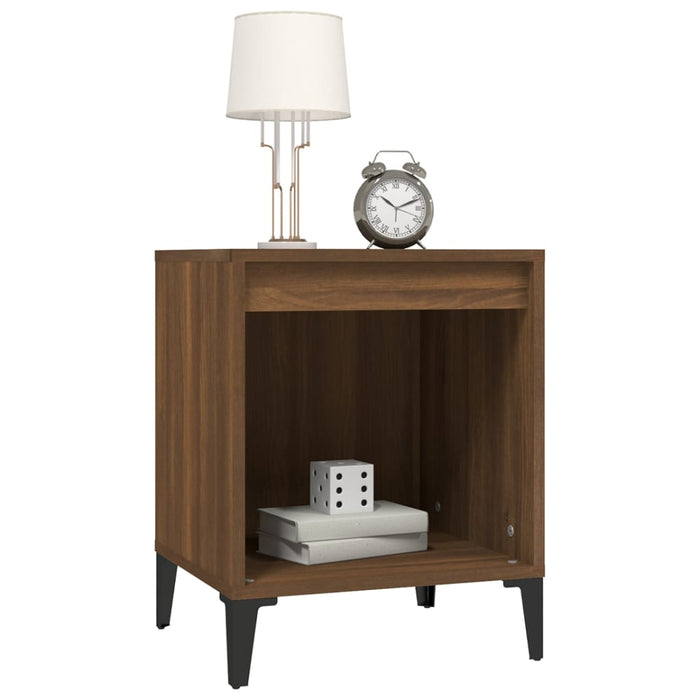 Bedside Cabinet Brown Oak 40X35X50 Cm Nxonnn