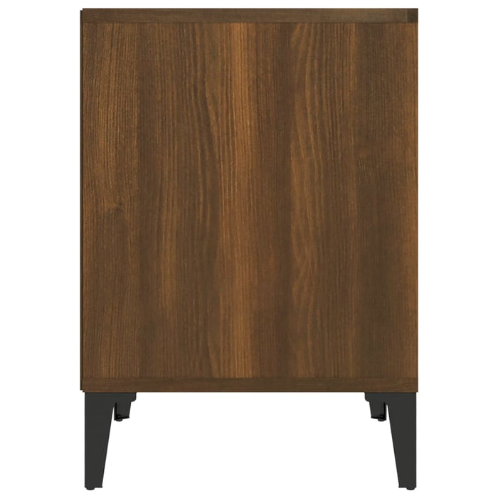 Bedside Cabinet Brown Oak 40X35X50 Cm Nxonnn