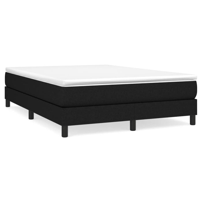 Queen Size Box Spring Bed Frame Black Fabric Toxbppk