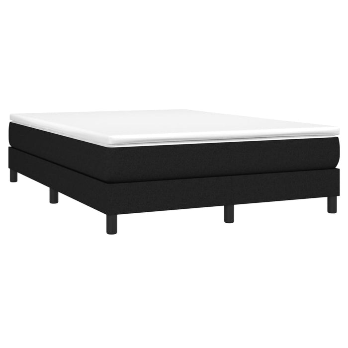 Queen Size Box Spring Bed Frame Black Fabric Toxbppk