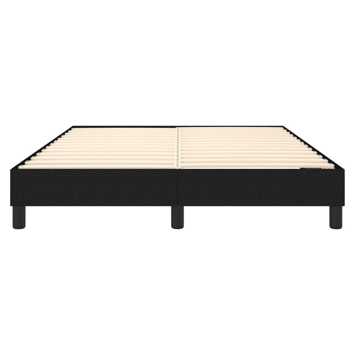 Queen Size Box Spring Bed Frame Black Fabric Toxbppk