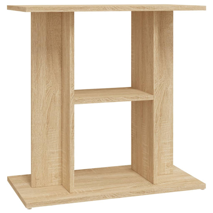 Aquarium Stand Sonoma Oak 60X30X60 Cm Engineered Wood Nttpib