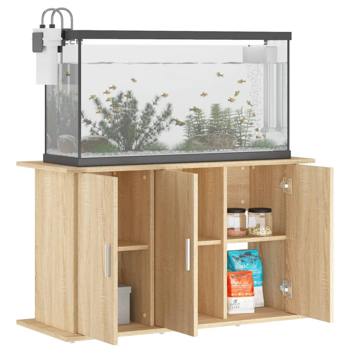 Aquarium Stand Sonoma Oak 101X41X58 Cm Engineered Wood Nttlta