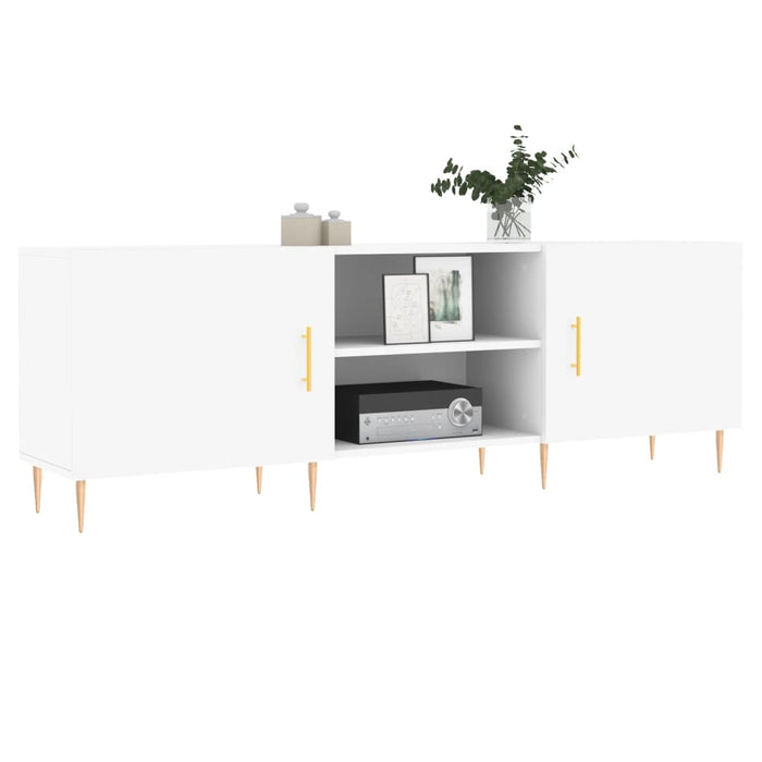 Tv Cabinet White 150X30X50 Cm Engineered Wood Nxkbna