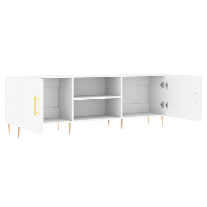 Tv Cabinet White 150X30X50 Cm Engineered Wood Nxkbna
