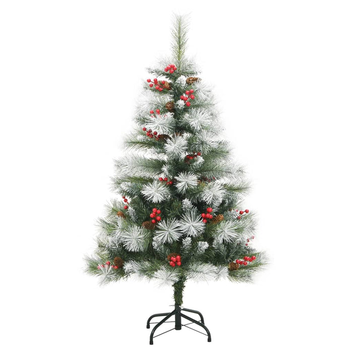 Artificial Hinged Christmas Tree With Cones And Berries 150 Cm Tpiioo