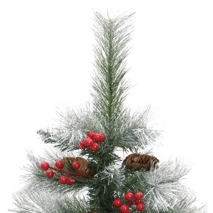 Artificial Hinged Christmas Tree With Cones And Berries 150 Cm Tpiioo