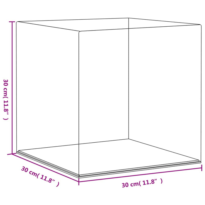 Display Box Transparent 30X30X30 Cm Acrylic Opakbx