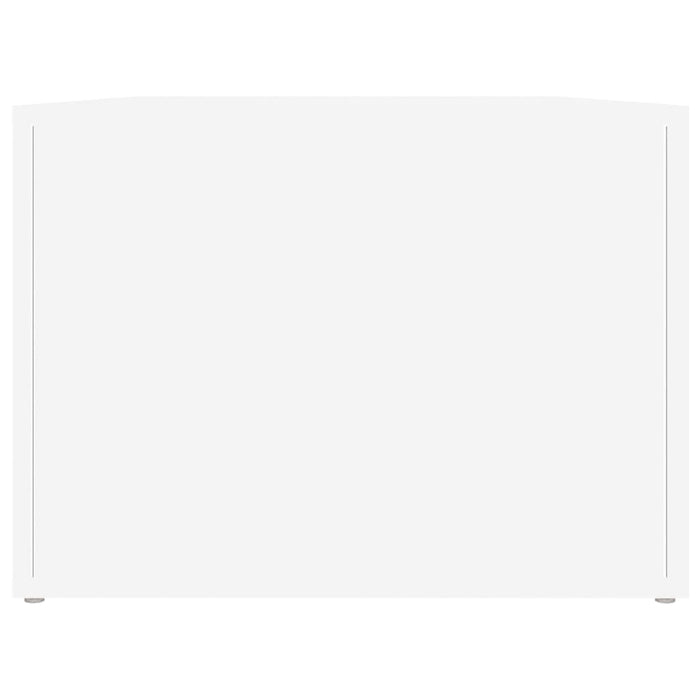 Coffee Table White 80X50X36 Cm Engineered Wood Nolpox