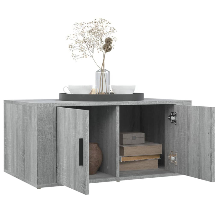 Coffee Table Grey Sonoma 80X50X36 Cm Engineered Wood Nolpon