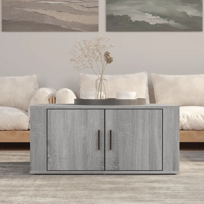 Coffee Table Grey Sonoma 80X50X36 Cm Engineered Wood Nolpon