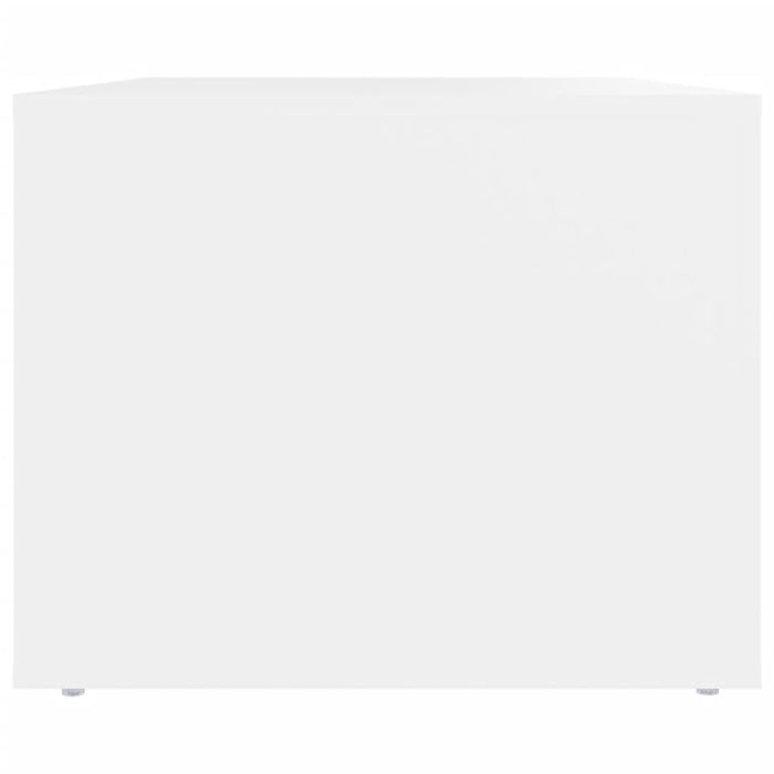 Coffee Table White 80X50X40 Cm Engineered Wood Nolpxn