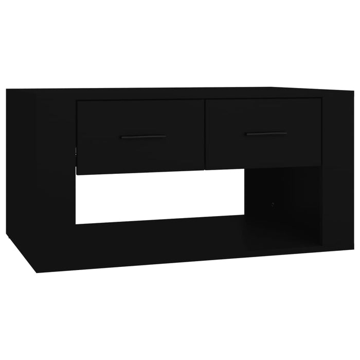 Coffee Table Black 80X50X40 Cm Engineered Wood Nolpxk