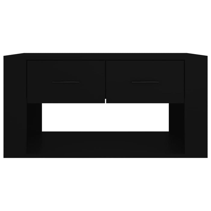 Coffee Table Black 80X50X40 Cm Engineered Wood Nolpxk