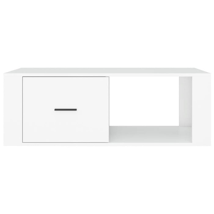 Coffee Table White 100X50.5X35 Cm Engineered Wood Nolptl