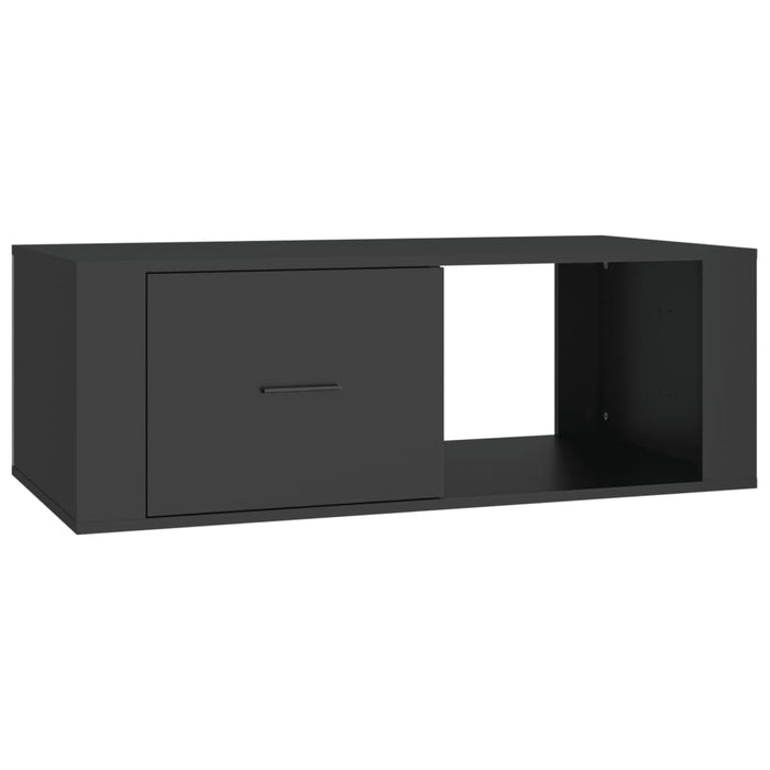 Coffee Table Black 100X50.5X35 Cm Engineered Wood Nolpti