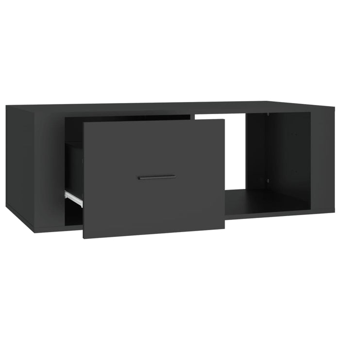 Coffee Table Black 100X50.5X35 Cm Engineered Wood Nolpti