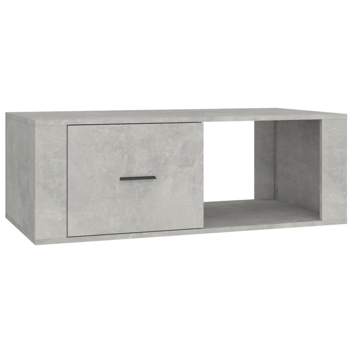Coffee Table Concrete Grey 100X50.5X35 Cm Engineered Wood Nolpab