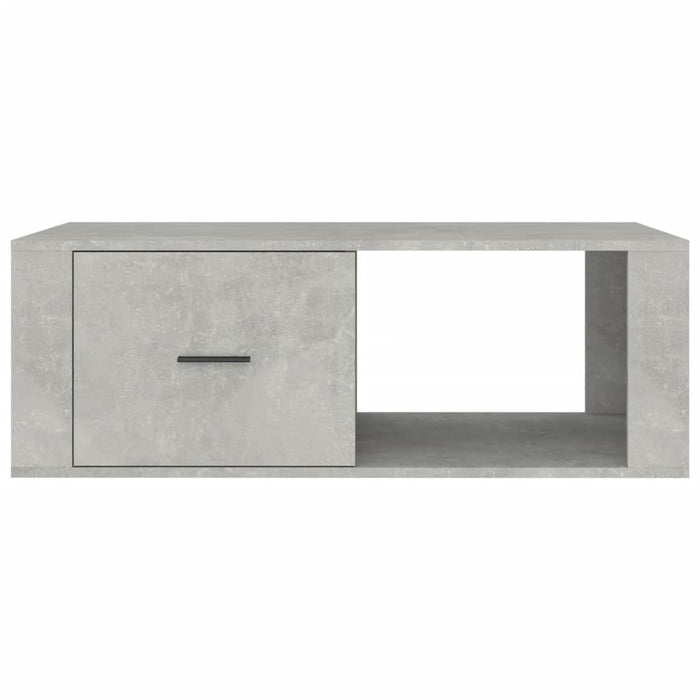 Coffee Table Concrete Grey 100X50.5X35 Cm Engineered Wood Nolpab