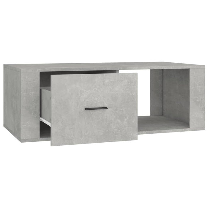 Coffee Table Concrete Grey 100X50.5X35 Cm Engineered Wood Nolpab