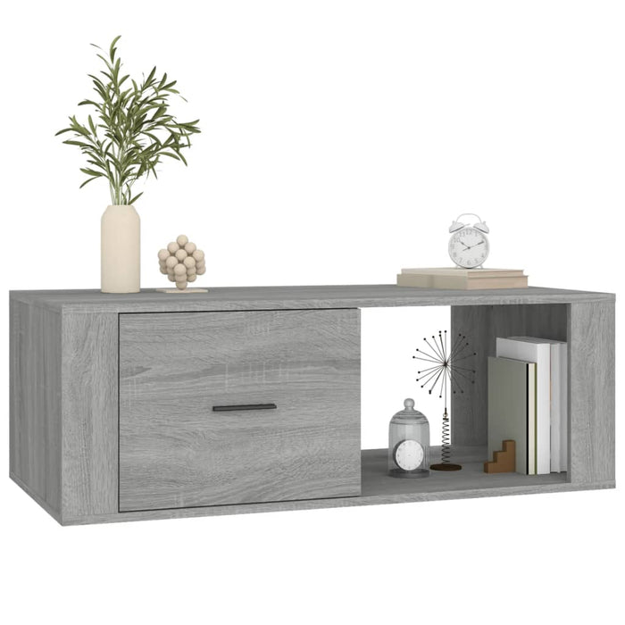 Coffee Table Grey Sonoma 100X50.5X35 Cm Engineered Wood Nolpax