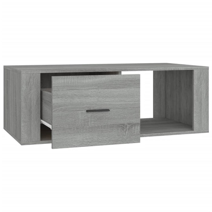 Coffee Table Grey Sonoma 100X50.5X35 Cm Engineered Wood Nolpax