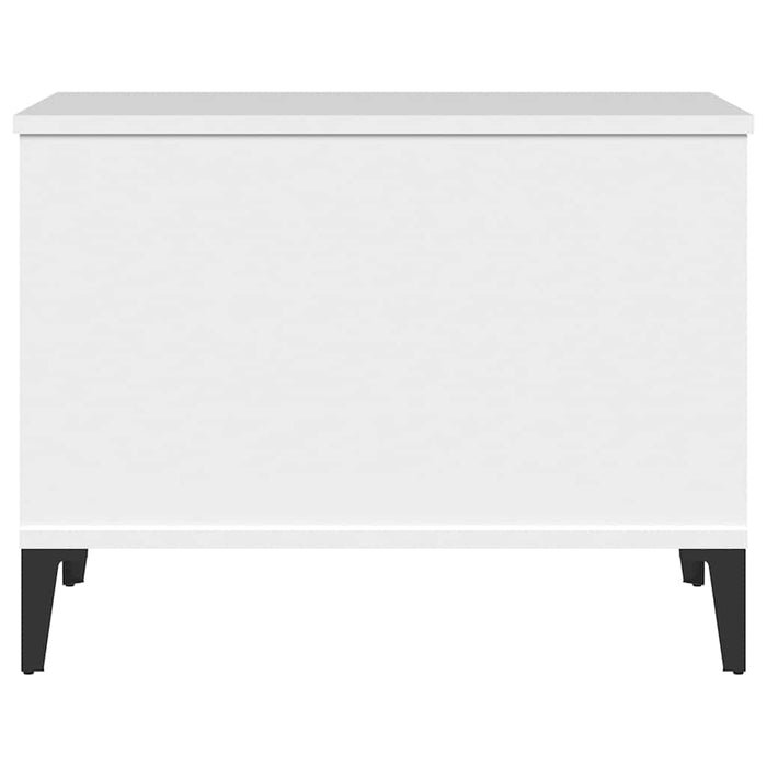 Coffee Table White 60X44.5X45 Cm Engineered Wood Nokpix