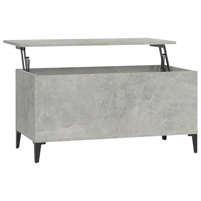 Coffee Table Concrete Grey 90X44.5X45 Cm Engineered Wood Nokpkx