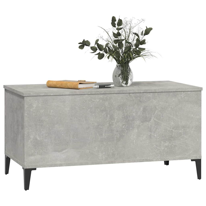 Coffee Table Concrete Grey 90X44.5X45 Cm Engineered Wood Nokpkx