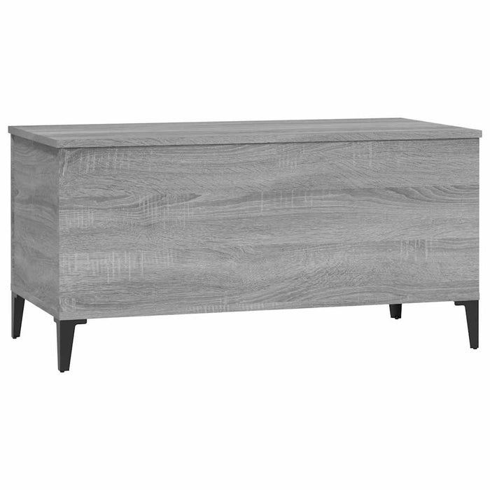 Coffee Table Grey Sonoma 90X44.5X45 Cm Engineered Wood Nokpka