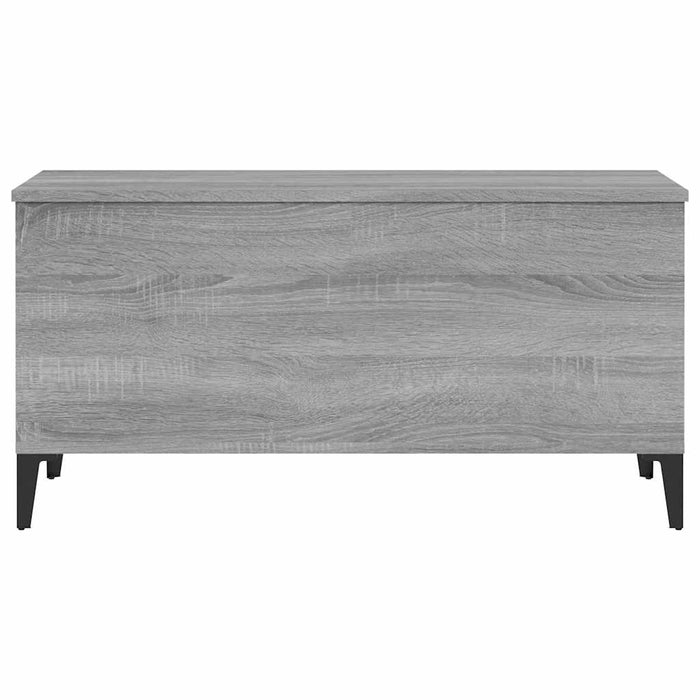 Coffee Table Grey Sonoma 90X44.5X45 Cm Engineered Wood Nokpka