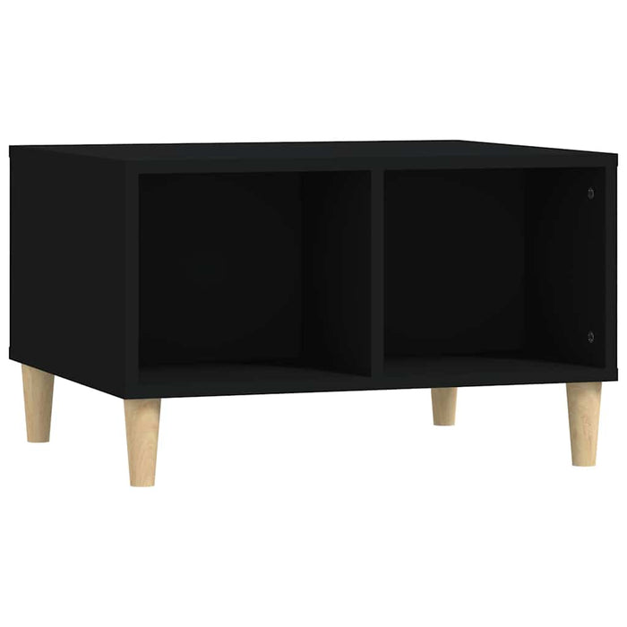 Coffee Table Black 60X50X36.5 Cm Engineered Wood Nxobxk