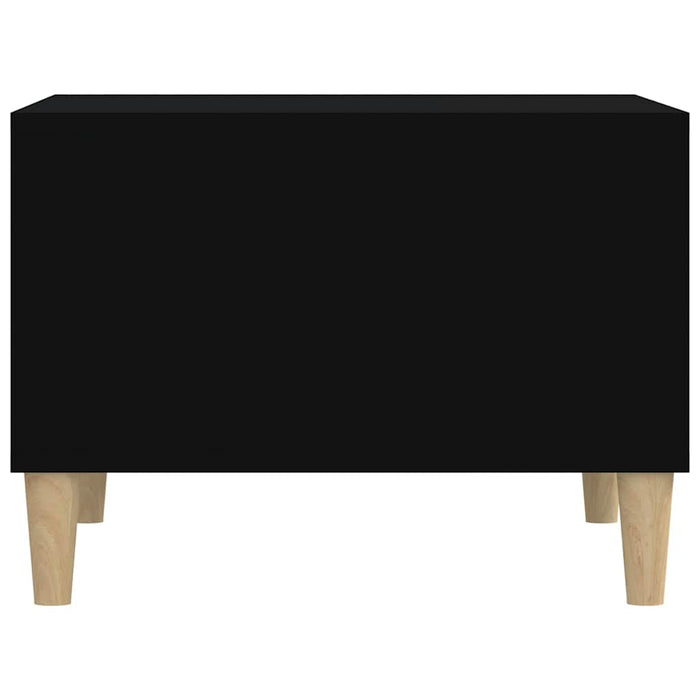 Coffee Table Black 60X50X36.5 Cm Engineered Wood Nxobxk